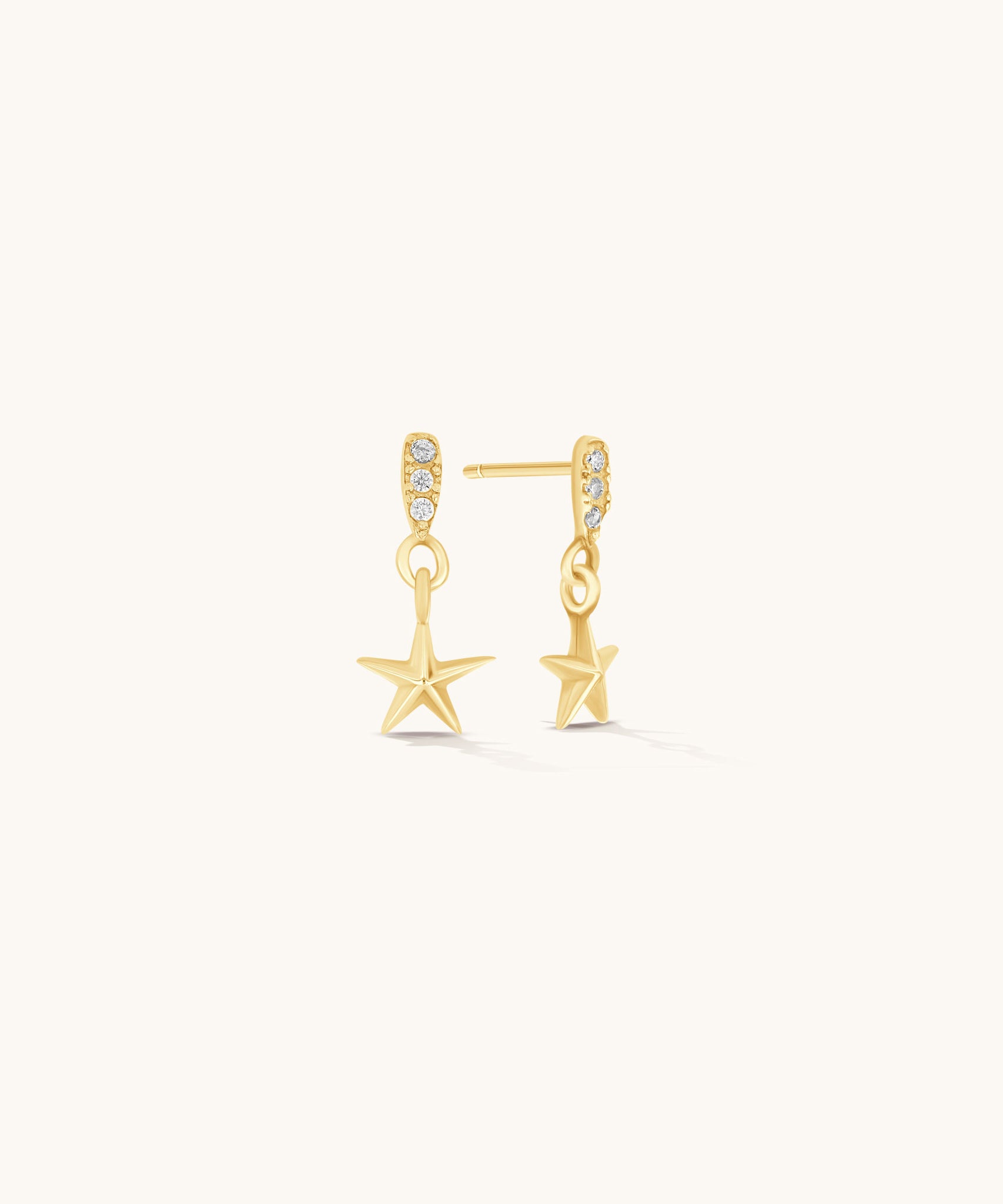 CZ Studs with Star – Alden+Mara