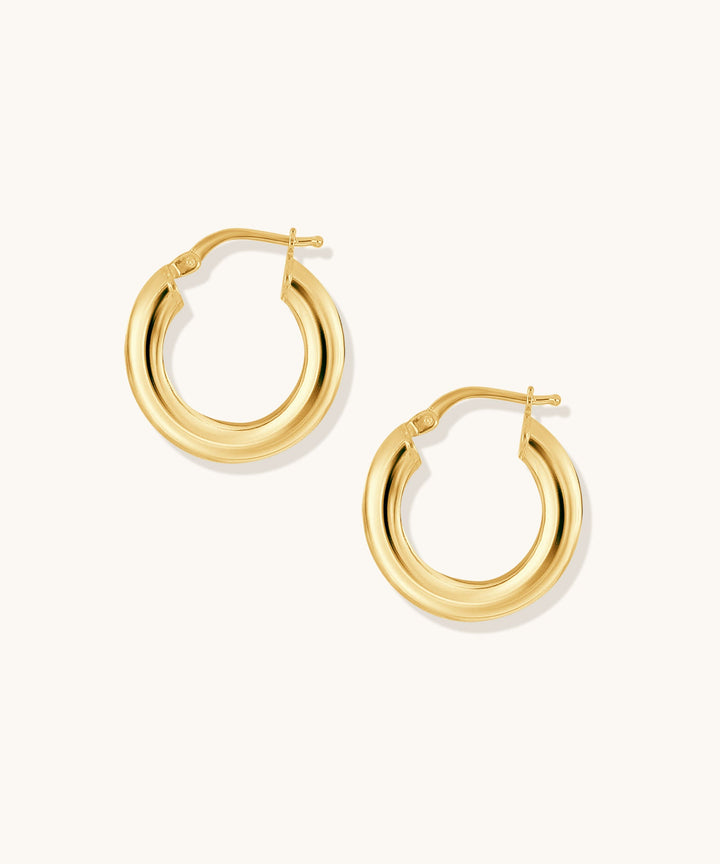 Tube Hoop Earrings