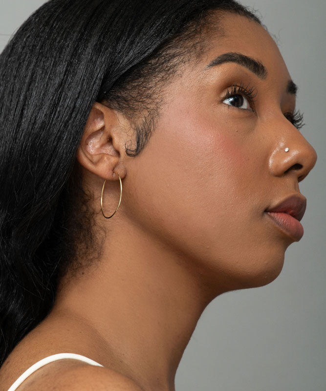 Endless Hoops | 30mm - 14k Solid Gold