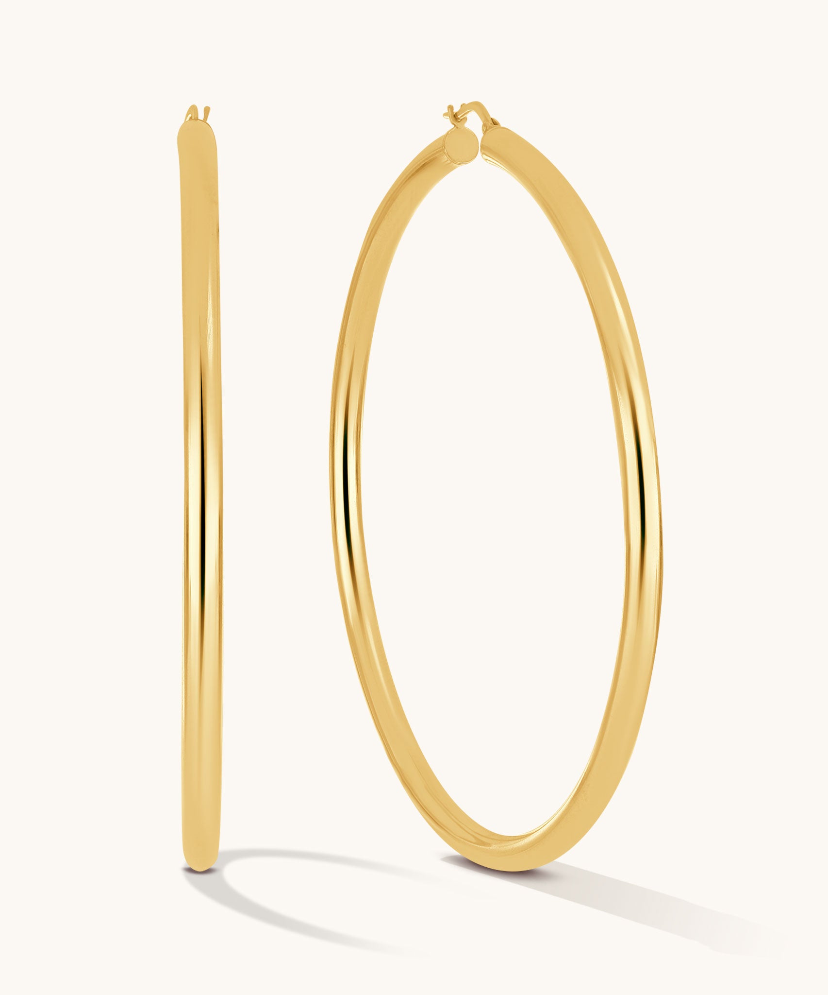 ゴールド【 4mm×23mm 】18k (701同サイズ) ダイヤモンド 18K イエローゴールド ピアス 幅4mm A1031-STUD0