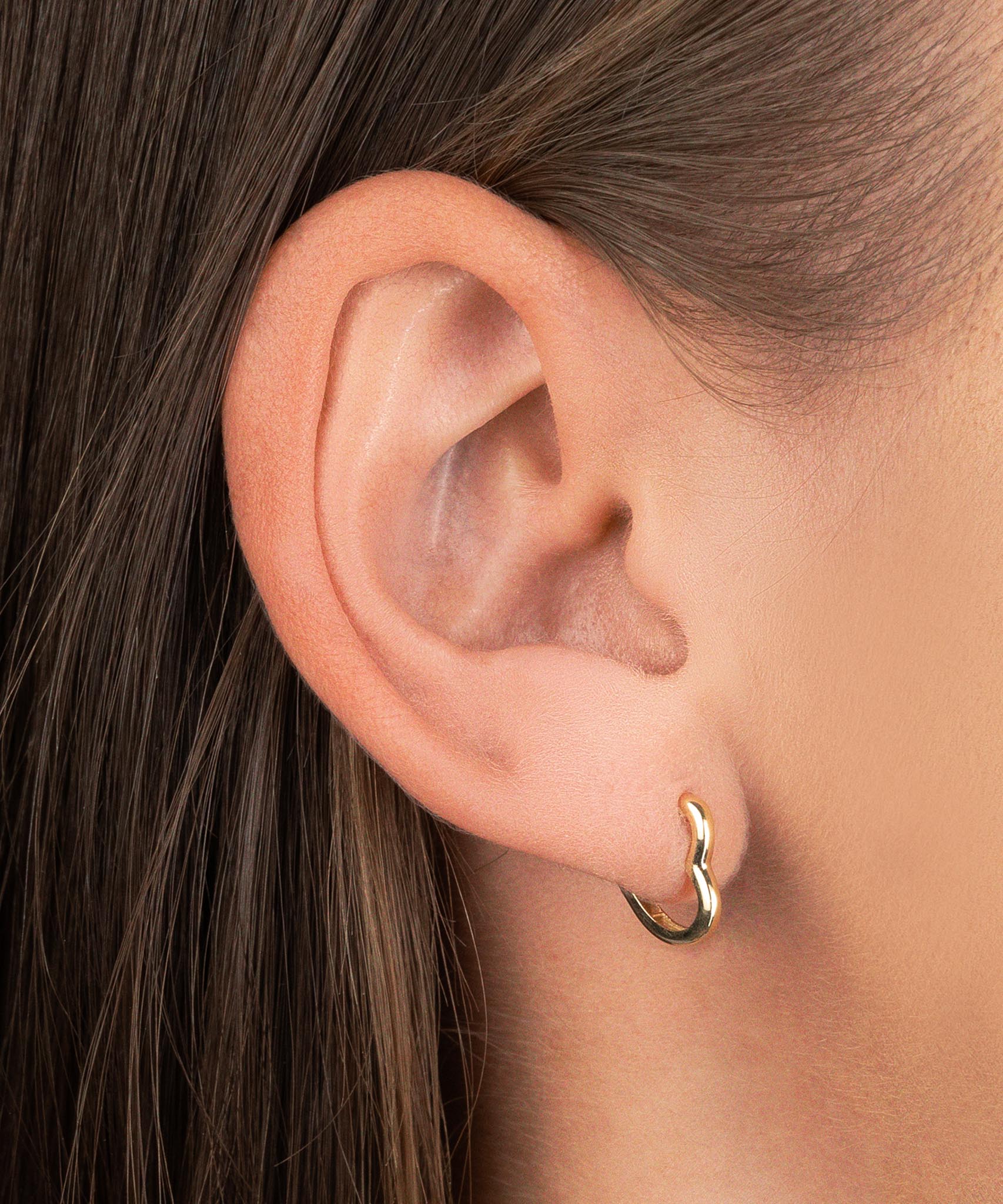 Heart Huggies | 12mm - 14k Solid Gold – Alden+Mara
