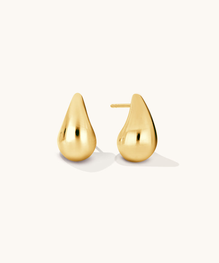 Tear Drops | 15mm - 14k Solid Gold
