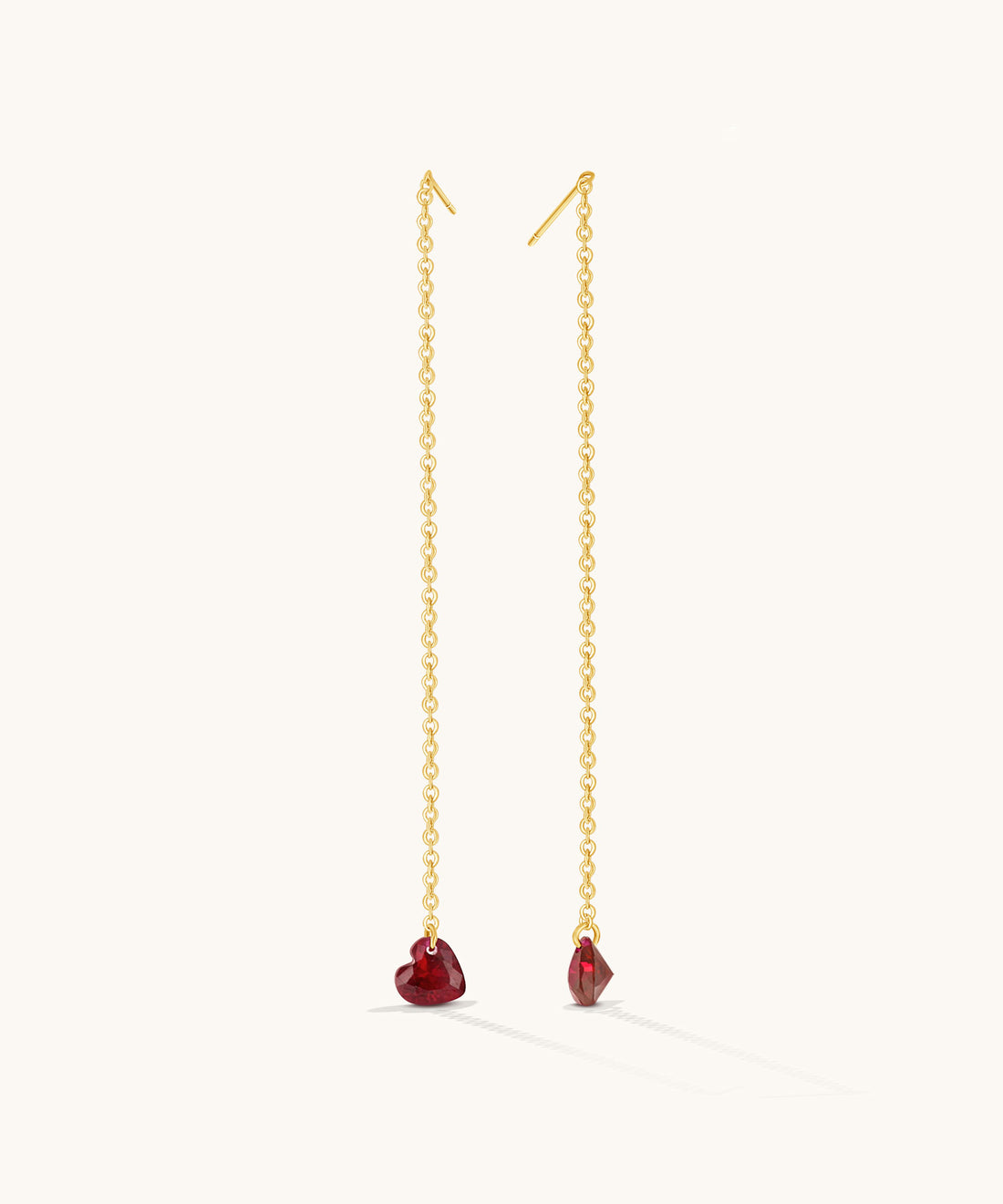 Heart CZ Threaders