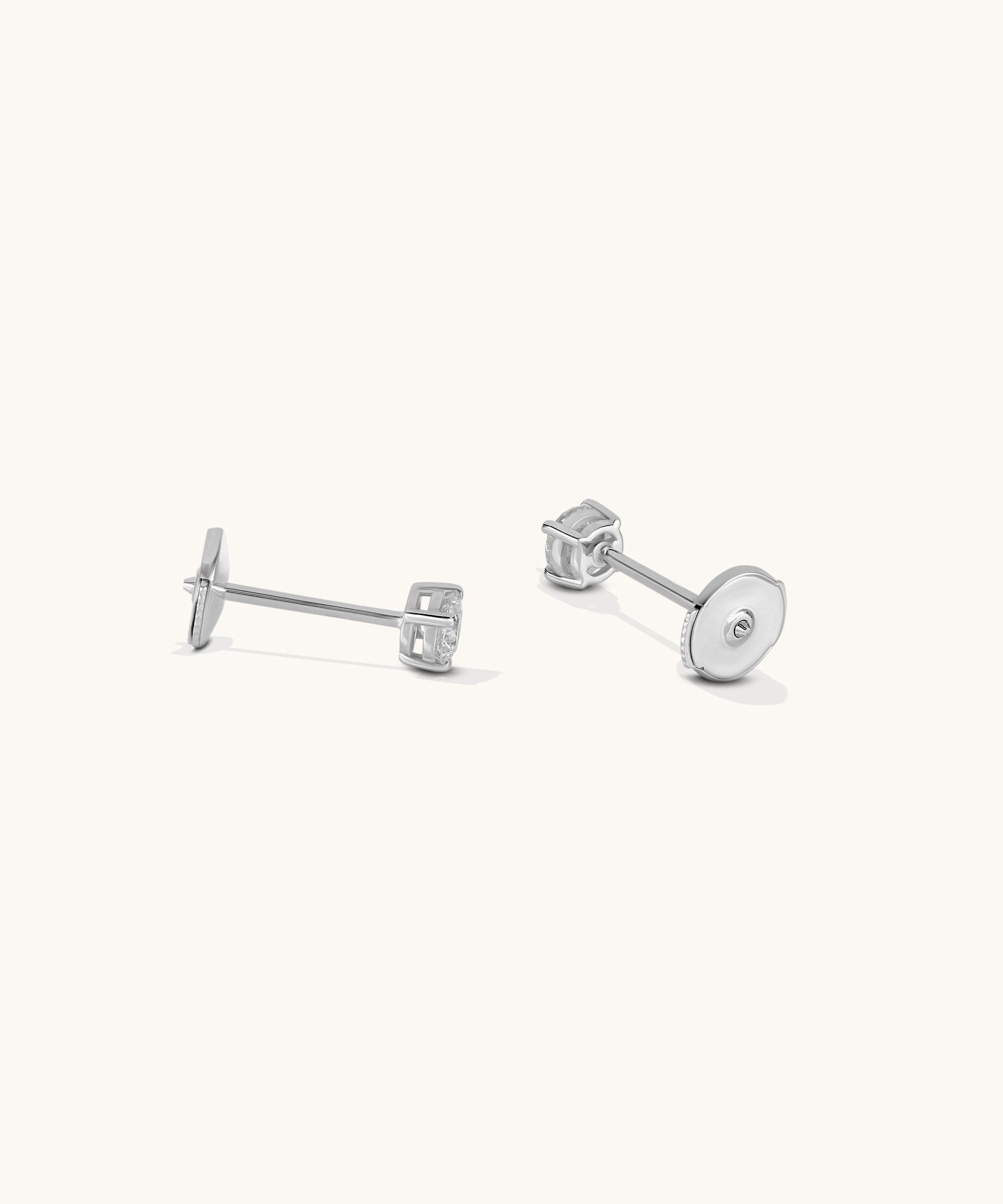 Round Lab Diamond 4 Prong Studs | 1/3 ct - 14k Solid Gold