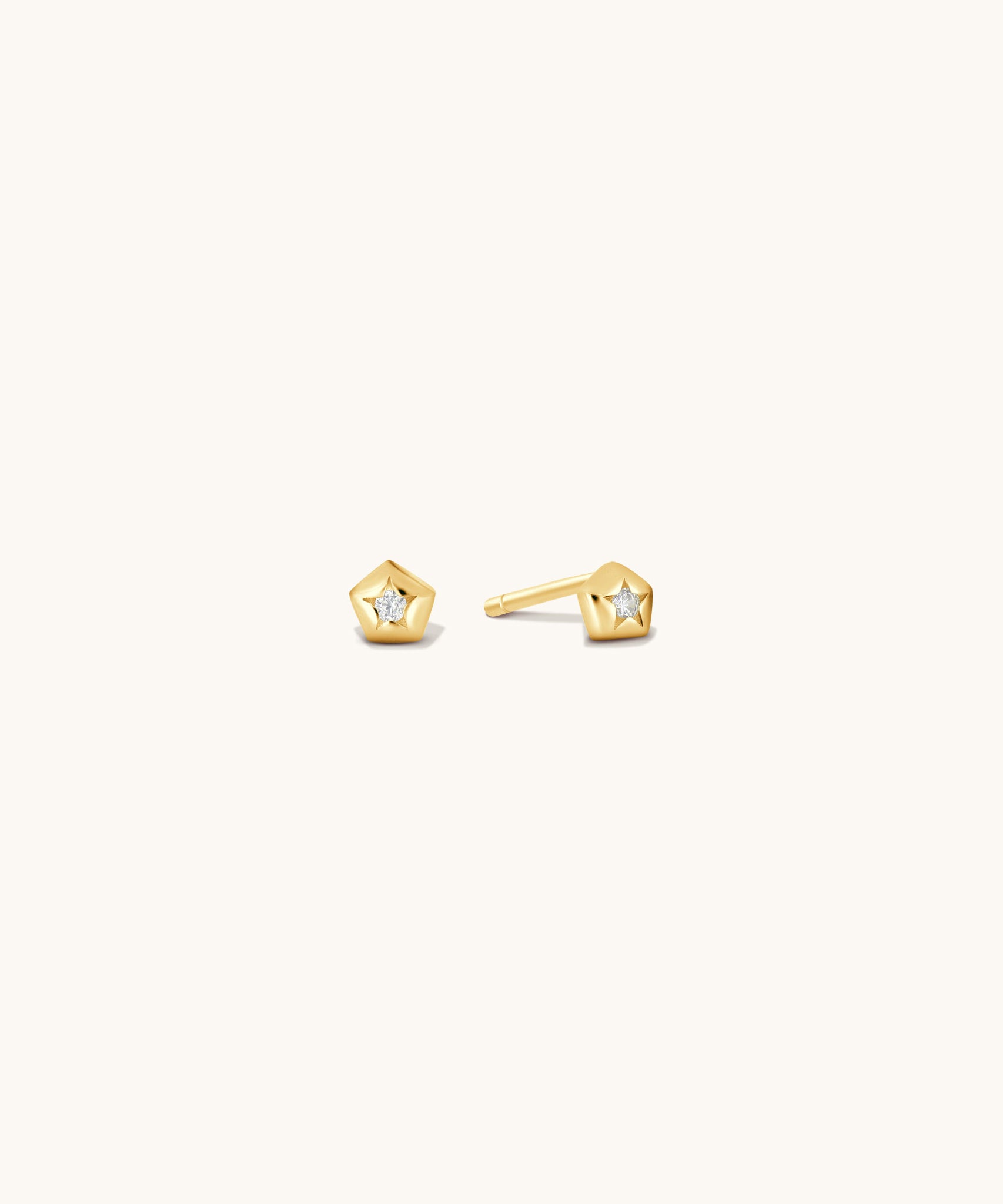 Petagon Illusion Studs – Alden+Mara