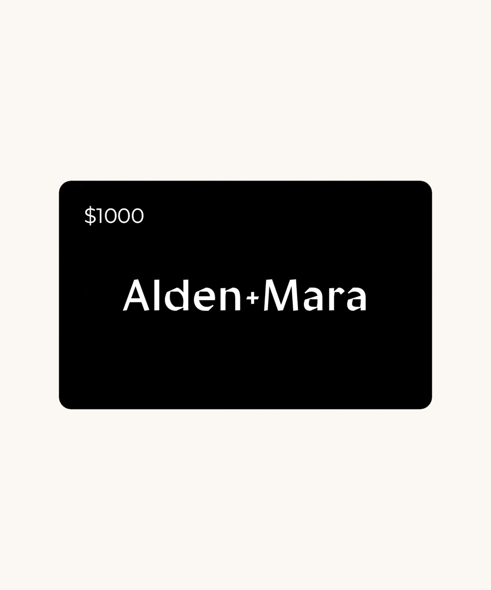 Alden + Mara Gift Card